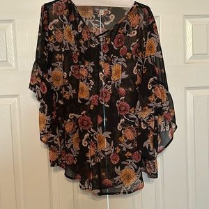 Flowy Floral Tunic